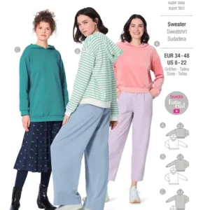 Sweat-shirt  –  hoody en trois longueurs