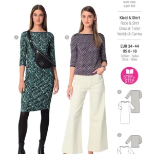 Robe & tee-shirt – encolure bateau