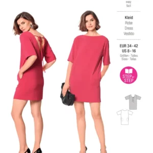 Minirobe avec décolleté dans le dos