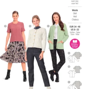 Cardigan à encolure ronde