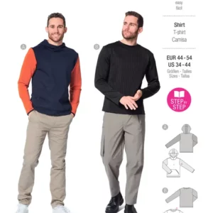Sweat-shirt classique avec capuche ou bordure d’encolure