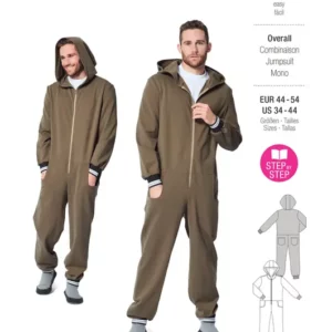 Combinaison homme à capuche