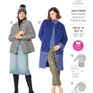 Manteau, veste – poches plaquées – surchemise
