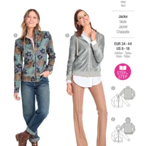 Veste sweat-shirt avec fermeture à glissière