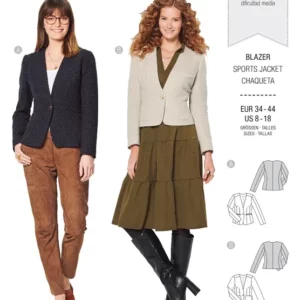 Veste – blazer – encolure en V