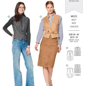 Gilet – encolure en V – col châle