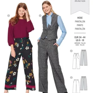 Pantalon avec une coulisse élastiquée ou à cordon