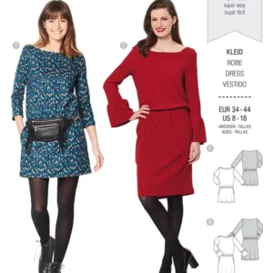 Robe – encolure bateau