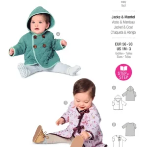Veste à capuche, manteau avec liens à nouer
