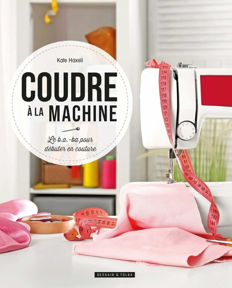 Couverture du livre de couture "Coudre à la machine" de Kate Haxell