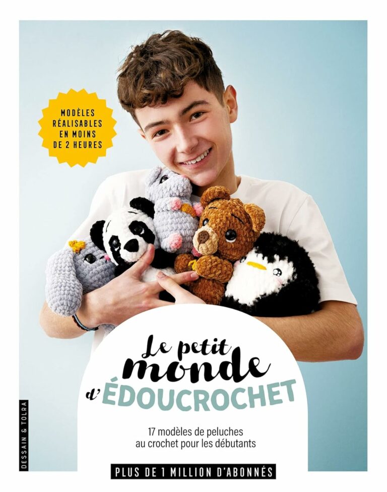 Couverture du livre de crochet "Le petit monde d'Edoucrochet" de Édouard Bernard