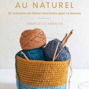 Couverture du livre de crochet "Crochet au naturel" de Laurence Jourdan