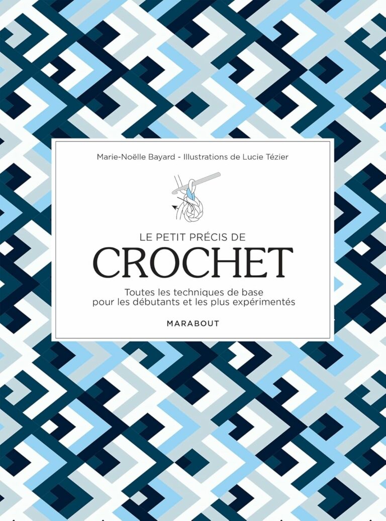 Couverture du livre de crochet "Le petit précis du crochet" de Marie-Noëlle Bayard