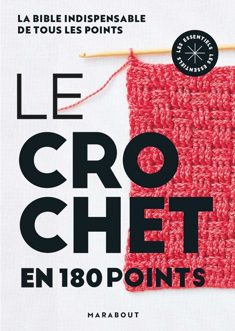 Couverture du livre de crochet "Le crochet en 180 points"