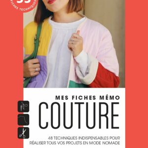 Couverture du livre de couture "Mes fiches mémo couture"