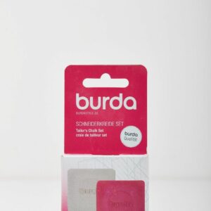 craie tailleur rose et blanc Burda