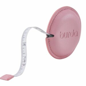 Mètre enrouleur rose