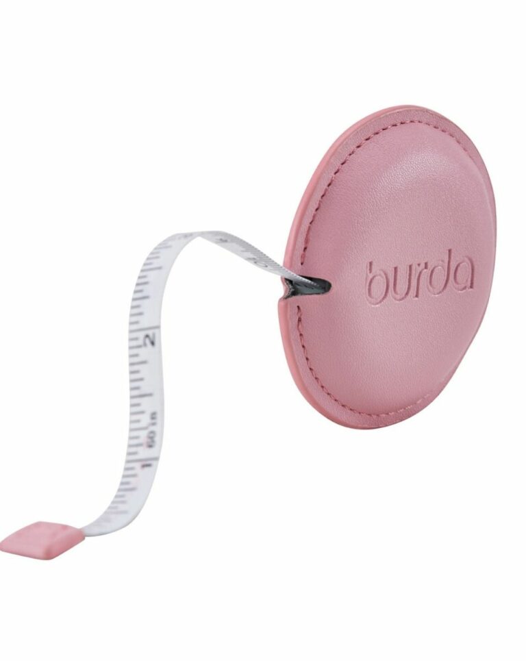 Mètre enrouleur rose